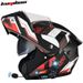 Dual Visor Modular Motorcycle Helmet With Bluetooth K25 - ABS Shell, Long Battery Life, 3C Certified_voghion.com
