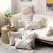 Scandinavian Moroccan Style Tufted Sofa Decorative Tassel Embroidery Pillowcases_voghion.com