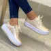 Nya 2025 Sport Kvinnor Vulkaniserade Utomhusplattform Casual Skor Kvinnliga Läder Mode Sneakers Kvinna Kilklackar_voghion.com