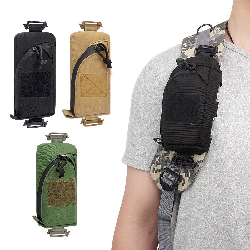 Outdoor Tactical Accessories Molle Military Fan Shoulder Strap, Portable Field Hiking Mountaineering Storage Hanging_voghion.com