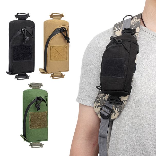Outdoor Tactical Accessories Molle Military Fan Shoulder Strap, Portable Field Hiking Mountaineering Storage Hanging_voghion.com