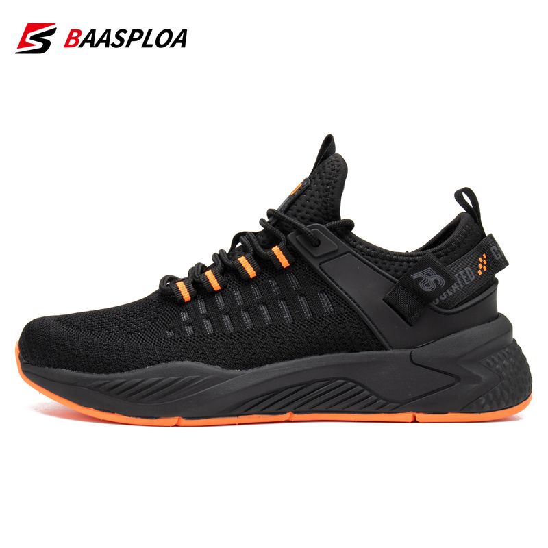 Baasploa New Men's Running Shoes Lightweight Breathable Men Sneakers Mesh Wear-resistant Casual Male Non-slip Walking Gym Shoes_voghion.com