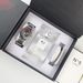 perfume Set Rainbow Di Steel Band Quartz Log Double Calendar Men's Watch Batch_voghion.com
