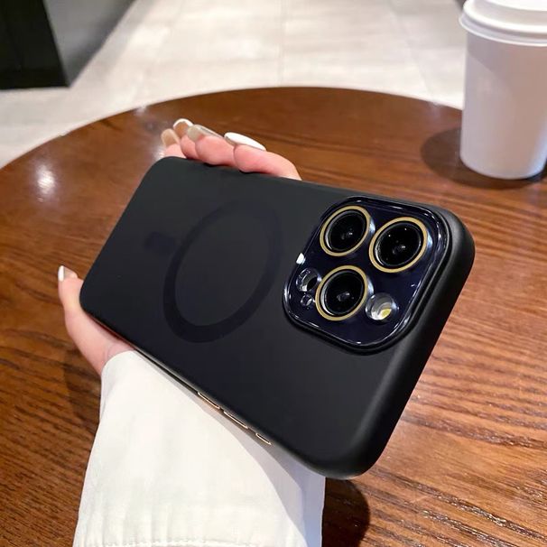 Θήκη και καλύμματα τηλεφώνου που ισχύουν για iPhone15, θήκη κινητού τηλεφώνου Promax με υγρή σιλικόνη, 14 μαγνητική θήκη κινητού τηλεφώνου, προστατευτικό κάλυμμα με μεμβράνη φακού_voghion.com