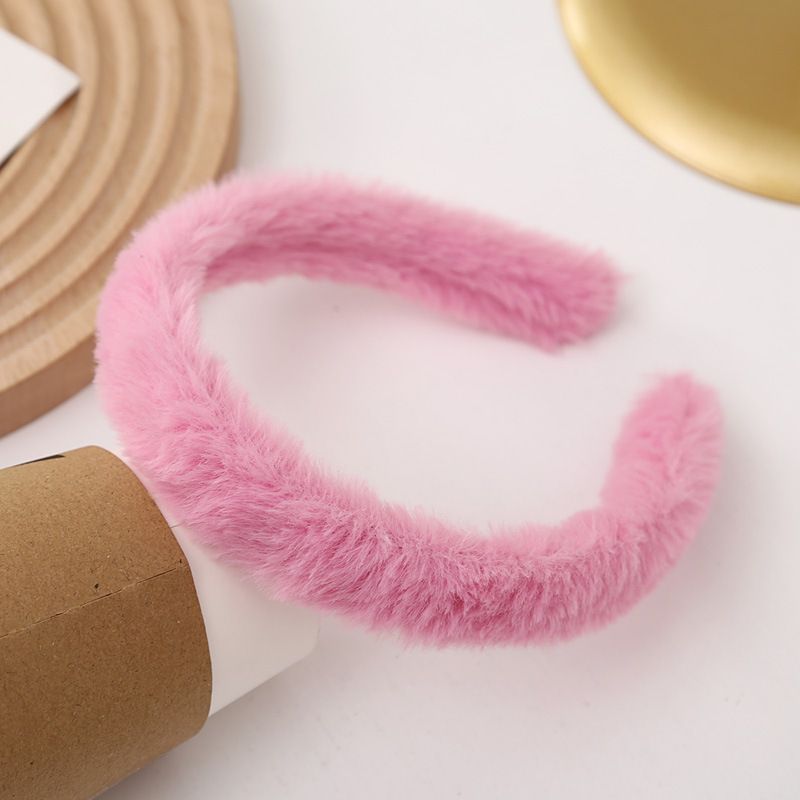 Cerceau de lapin amélioré de couleur unie, bandeau de lavage du visage plus léger et pour enfants, accessoire pour cheveux coupés, nouvelle collection_voghion.com