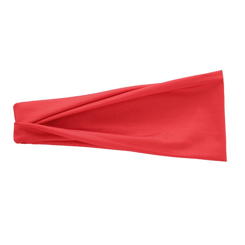 Bandeau de sport et de yoga, bandeau élastique en coton pour course à pied et fitness, couleur unie, pour hommes et femmes_voghion.com