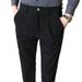 Herren Freizeithose Herbst und Winter Neue Cordhose Schlanke trendige Anzughose_voghion.com