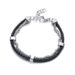 Titanium Steel Double Layer Leather Rope Bracelet Trendy Brand Couple Bracelet A Pair Of High Grade Sense Non Fading Versatile Bracelet_voghion.com