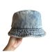 Women's Hats Old Denim Fisherman Hat Spring And Summer Thin Sun Protection Basin Hat All Match Washed Hat Female Casual Hat_voghion.com