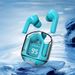 Neu Drahtlose Ohrhörer Bluetooth In-Ear-Kopfhörer Transparent Blue Tooth Ohrhörer_voghion.com