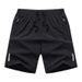Men's shorts for outer wear in summer loose ice silk quick-drying sports pants shorts elastic plus fat large size pants for men_voghion.com