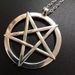 Collier avec pendentif pentagramme inversé à la mode, symbole satanique, amulette unisexe_voghion.com