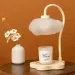 Creative Cloud-Shaped Wax Melt Lamp With Timer Aromatherapy Night Light, Scented Candle Warmer, Stylish Desk Table Lamp_voghion.com
