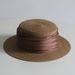 Satin Flat Top Straw Wide Brim Summer Sun Hat For Men And Women_voghion.com