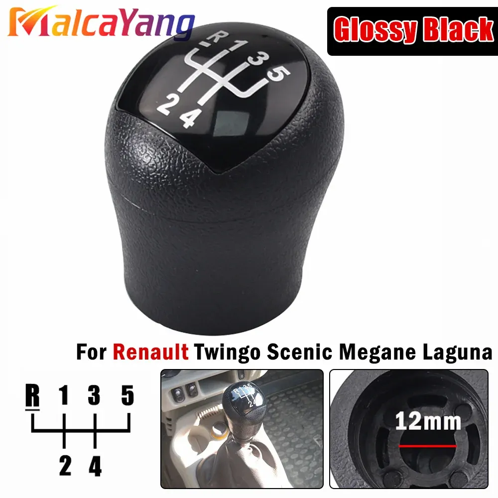Matte Schaltknauf Hebel Shifter Handball Stick Stift Griff Kopf Für Renault Twingo Scenic Clio II 2 Megane Laguna_voghion.com