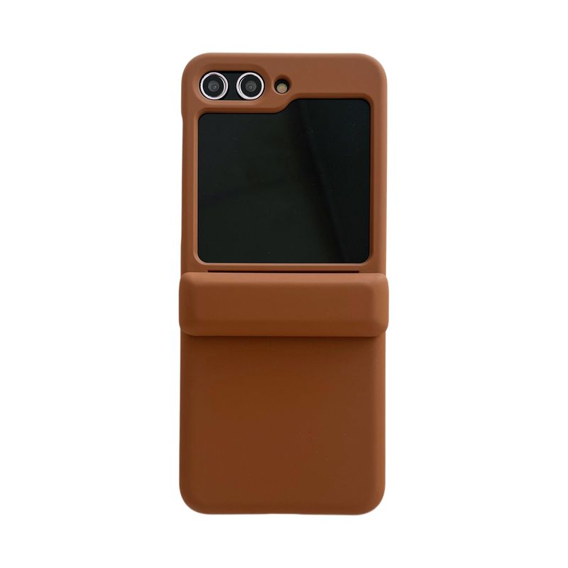 Japanese and Korean applicable Samsung zflip5 folding screen phone case GalaxyZFLIP3/4 protective case new card insert_voghion.com