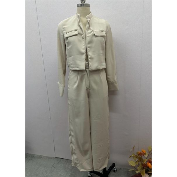 Damenbekleidung Temperament Kurzer Anzug Vielseitige Hose Zweiteiliger Anzug_voghion.com