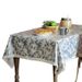 Polyester Tablecloth With Tassels – Waterproof Oil-Proof Rectangular Table Cover, Non-Slip Scandinavian Floral Print Dining Table Runner_voghion.com