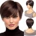 Parrucche sintetiche con clip, nuove parrucche alla moda in fibra chimica da donna, capelli corti e lisci, con riga laterale, parrucca in seta ad alta temperatura_voghion.com