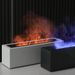 Dyfuzor zapachowy Flame Aroma nawilżacz powietrza ultradźwiękowy generator chłodnej mgiełki dyfuzor olejków eterycznych 7 kolorów nawilżacz do salonu sypialni_voghion.com