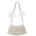 Bolso de hombro con cuentas estilo pequeño, fragante y de moda, estilo informal, de mano, con perlas, primavera 2024_voghion.com