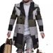 Spring New Printed Men's Woolen Collar Plaid Coat Men's Woolen Coat_voghion.com