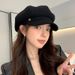 Octagonal Winter Korean Style Trendy Versatile Hat For Women, Spring And Autumn British Newsboy Painter Beret_voghion.com