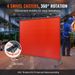 X Wheels Screen 8' Welding 2 FlameResistant Swivel Frame Welding Curtain 4 Protection L Vinyl Screen With On 6' Welding Screen_voghion.com