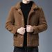 Men's Faux Suede Shearling Jacket With Fleece Lining – Stylish Winter Coat For Casual & Smart Looks_voghion.com