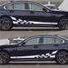 Body Waistline Side Skirt Stripes Decals Full Car Stickers_voghion.com