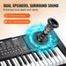 VEVOR 88 Key Digital Piano Keyboard Semi Weighted Electric Portable With Stand_voghion.com