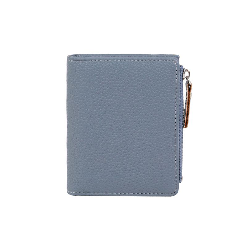 Fashion Ultra thin Short Wallet Large Capacity Women's Japanese Coin Wallet Zipper Coin Purse Card Holder_voghion.com