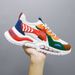 Scarpe da corsa sportive da uomo, nuove, casual, con colori a contrasto, per adolescenti, in stile coreano, alla moda e con personalità, in tessuto volante._voghion.com