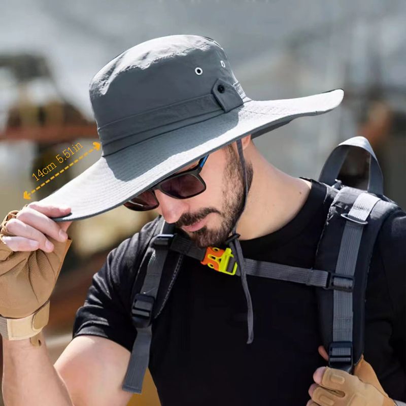 Fashion Western Cowboy Fisherman Mountain Climbing Desert Women's Outdoor Men's Sun Hat_voghion.com