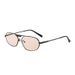 Metal Single Beam Large Frame Polygonal Sunglasses For Women Retro Simple European And American Ins Street Shooting Beach Sunshade Sunglasses Trend_voghion.com