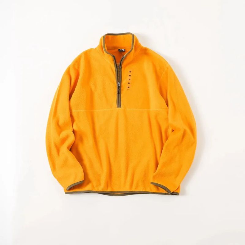 Herrenbekleidung Einzelner Polarfleece-Paar-Halbreißverschlusspullover Herren Herbst und Winter Langarm Warme lockere Pullover-Oberjacke Herren_voghion.com