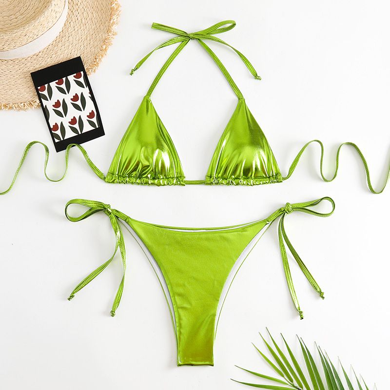 Damen Bekleidung Bikini mit Schlitz und Print_voghion.com