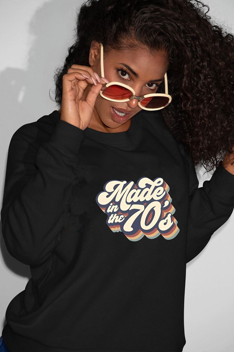 Women'S autumn and winter clothing printed long-sleeved round neck casual loose sweatshirt_voghion.com
