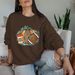 Christmas Women's clothing New velvet off-shoulder sweatshirt Thanksgiving pumpkin print off-shoulder round neck sweatshirt long-sleeved T-shirt_voghion.com