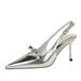 Women's Shoes Pointed Toe High Heels With Stiletto Heels, Bow, Open Back, And Strappy Design – Sexy Women's Shoes._voghion.com