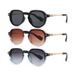 New Trendy Metal Frame Artistic Modern Charm INS Style Blue Light Blocking Sunglasses_voghion.com