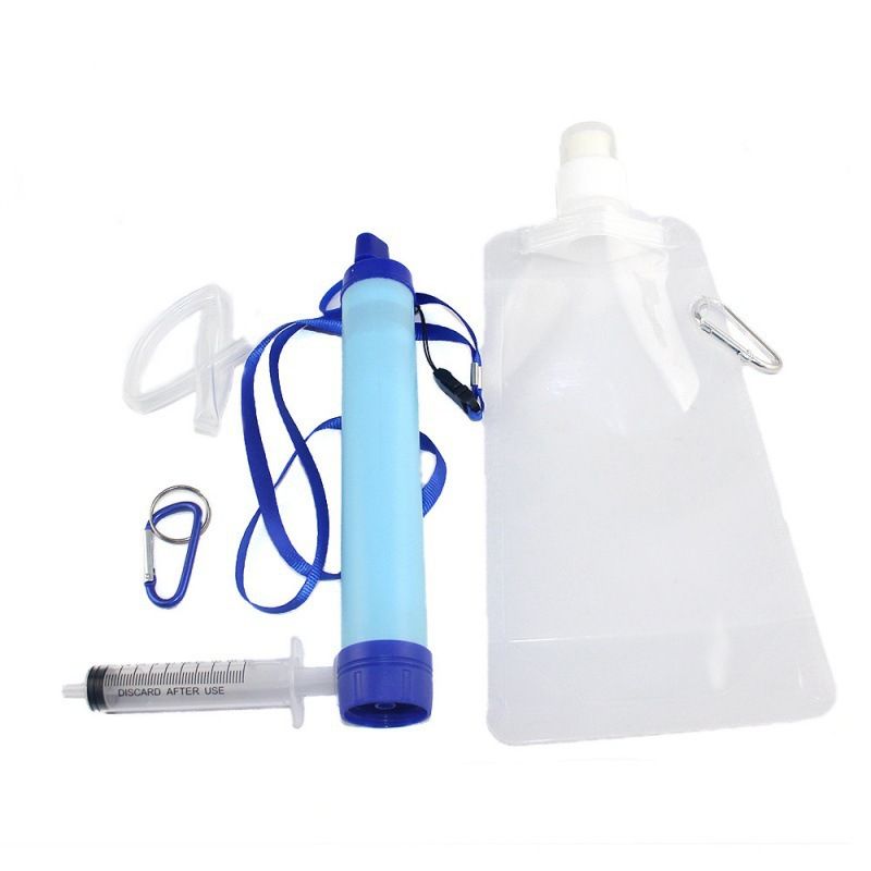 Outdoor Wilderness Cooking Emergency Survival Filter First Aid Self-Rescue Water Purifier_voghion.com