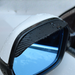 Car With Thickened Carbon Fiber Texture Eyebrows, Rearview Mirror Rain Shield_voghion.com