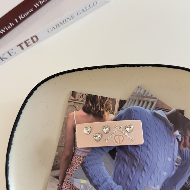 Fermaglio per capelli con strass alla moda francese di alta qualità, fermaglio per capelli a molla, accessori per capelli con design di minoranza coreana_voghion.com