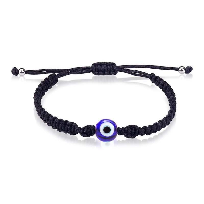 Glass Blue Hot Selling Lucky Eye Woven Bracelet Jewelry Set_voghion.com