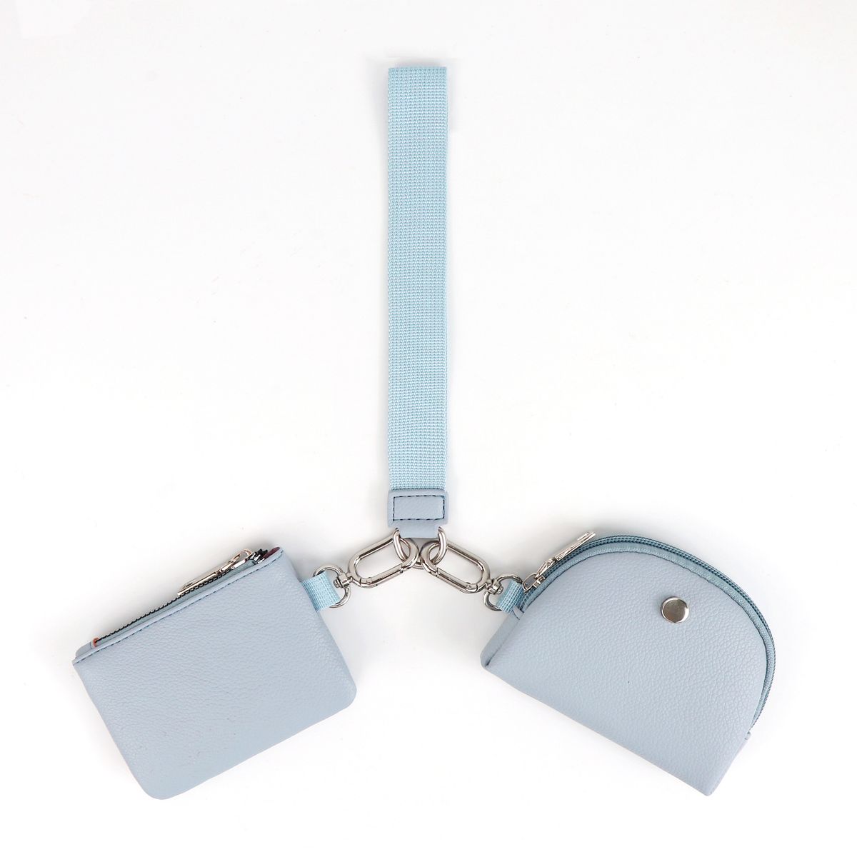 Bolso de muñeca unisex de moda, portátil, sencillo, con tarjetero, minimonedero_voghion.com