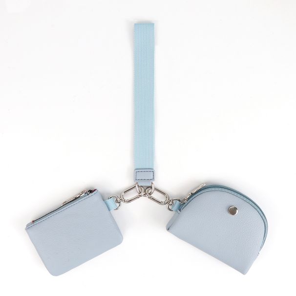 Bolso de muñeca unisex de moda, portátil, sencillo, con tarjetero, minimonedero_voghion.com