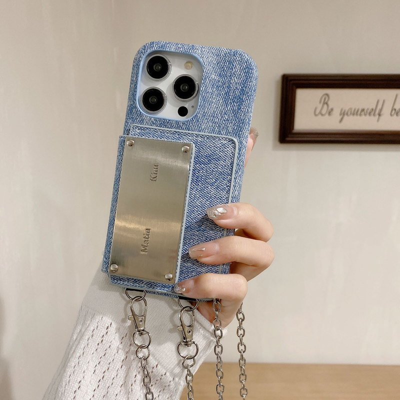 Mobile phone case matinkim card holder mobile phone case suitable for Apple 15promax mobile phone case iPhone14 litchi pattern 13_voghion.com