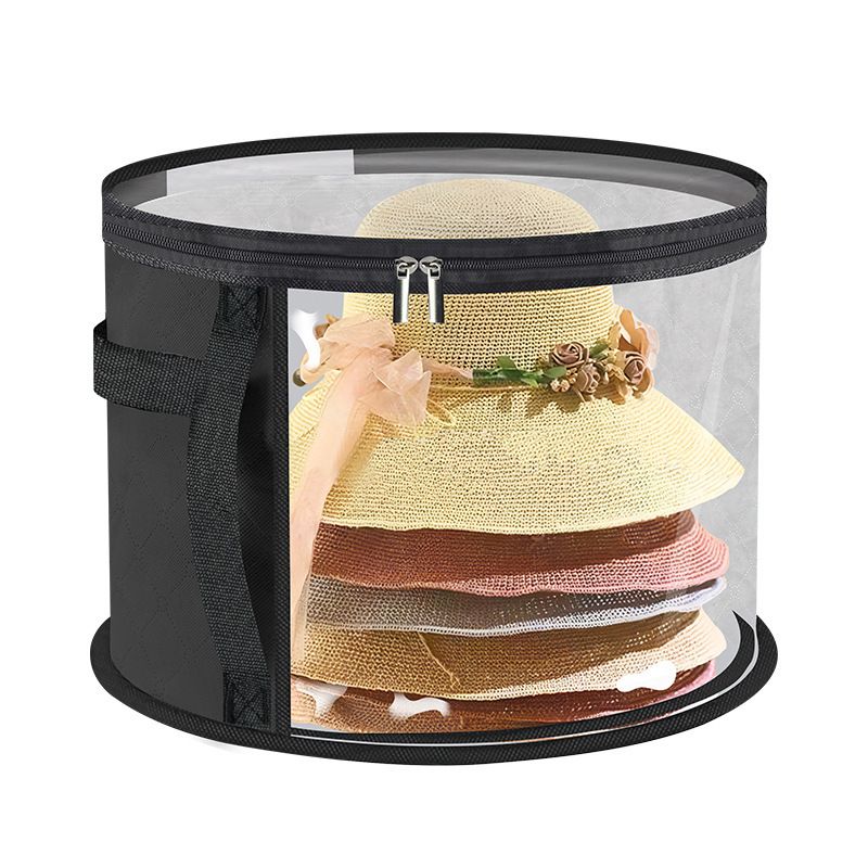 Organisateur de rangement empilable pour chapeaux, support rond pour casquettes de baseball, chapeaux de soleil, bobs, accessoire de placard peu encombrant_voghion.com