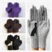 Women's Knitted Autumn Winter Fingerless Warm Fun Cute Dog Bone Print Gloves_voghion.com